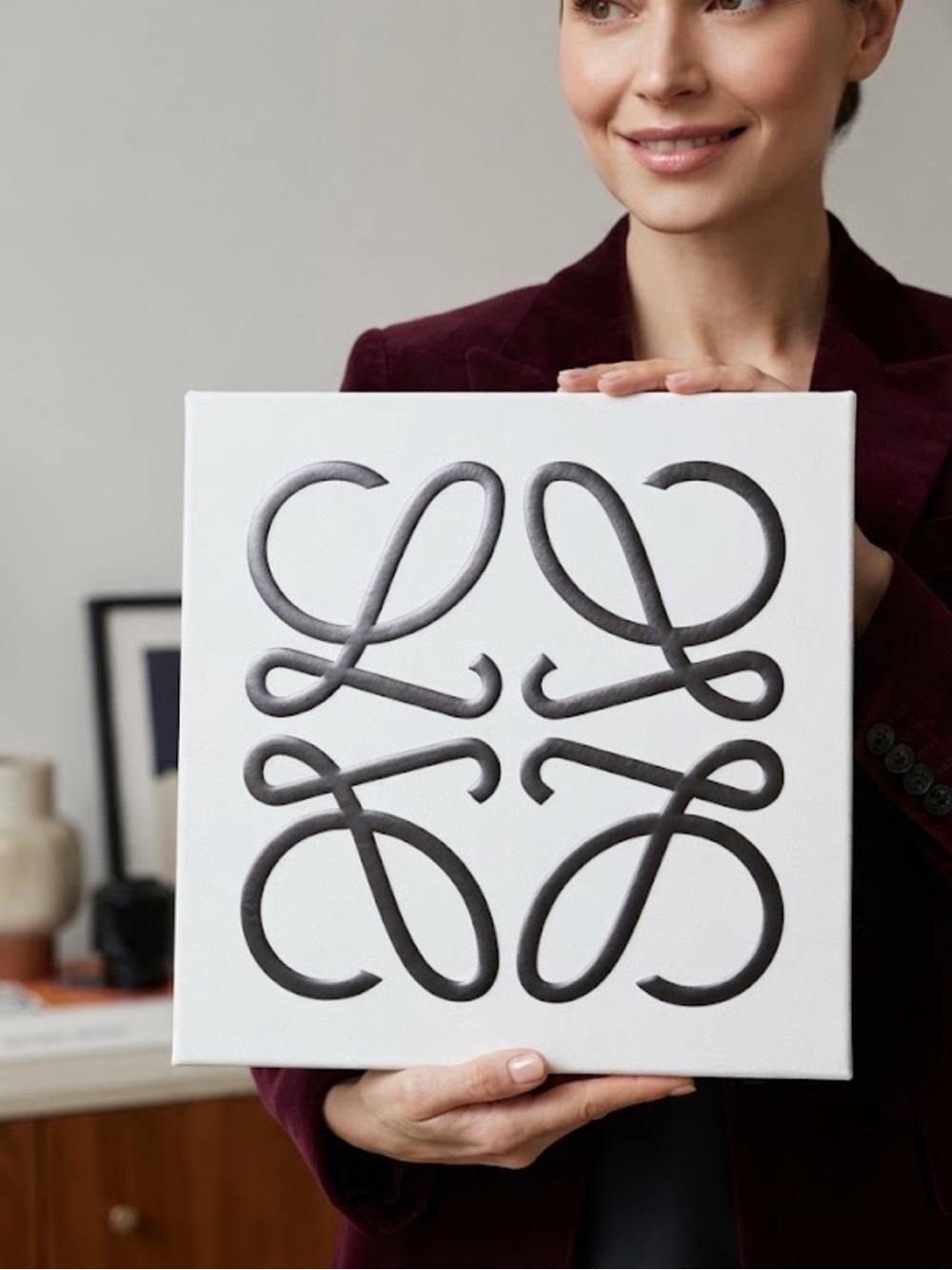 LOEWE Monogram Canvas Art GIFT BOX